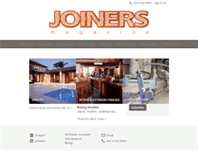 Tablet Screenshot of joiners.co.nz
